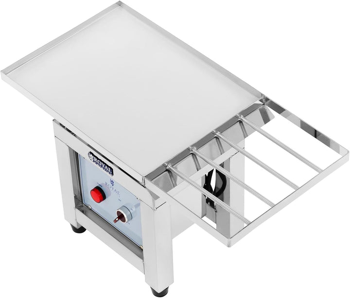 Royal Catering RC-CMM02 Schokoladen-Rütteltisch Edelstahl 30 W Vibrationstisch Pralinenrüttler