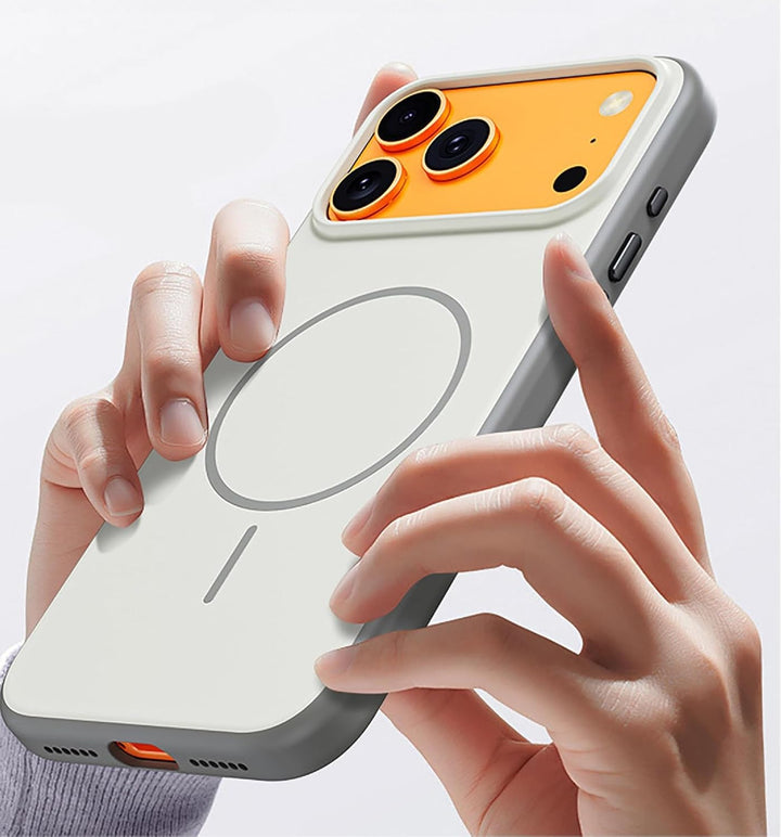 GIOPUEY Magnetische Handyhülle für Honor 600 Hülle, Case Kompatibel mit MagSafe, Matte PC Zurück + T