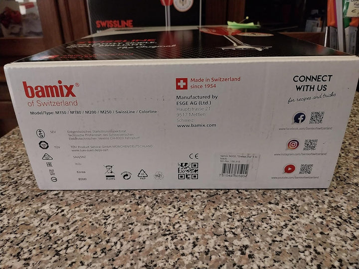 bamix – Swissline Black 200 W – Küchenmaschine Mixer