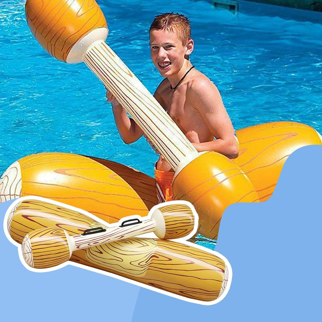 Aufblasbare Wasser Pool Spielzeug, 2 Stück Pool Luftmatratze für Erwachsene, Schwimmende Pool-Flösse