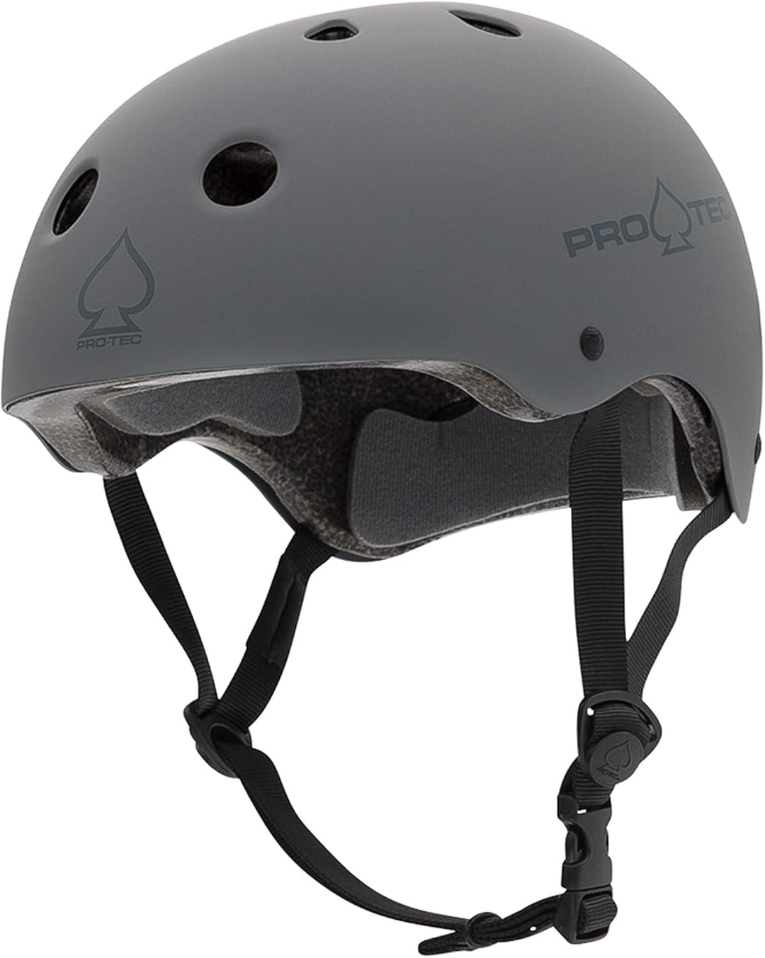 Pro tec Unisex Helmet Classic Certified XL Matte Grey, XL Matte Grey