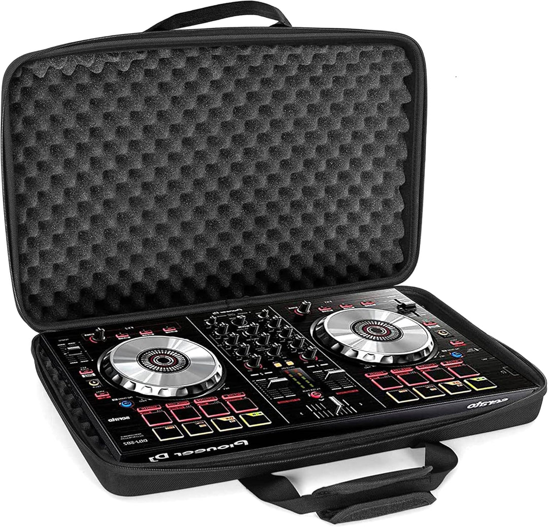 OUUTMEE Hart Reise Tragen Tasche für Pioneer RX, SX, SX2, SX3, Denon MC7000, DDJ FLX6, Schwarz 53X36