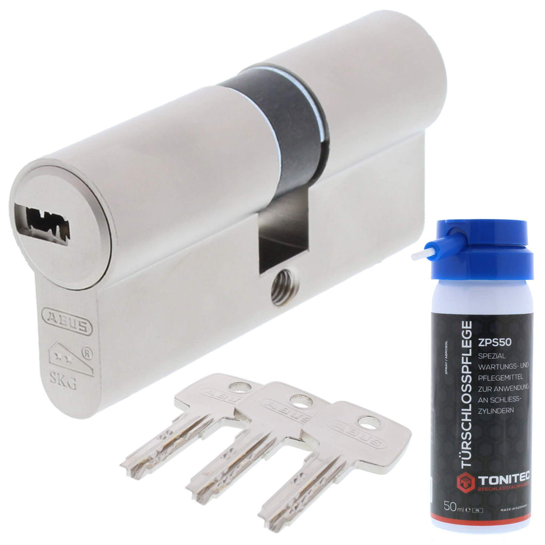 ABUS EC550 Profil-Doppelzylinder Länge 50/50mm mit 3 Schlüssel