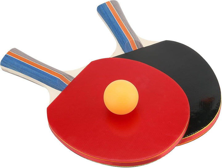 Tischtennis Set mit Netz, 4 Tischtennisschläger, 1 Einziehbarem Tischtennisnetz, 6 Tischtennis Bälle
