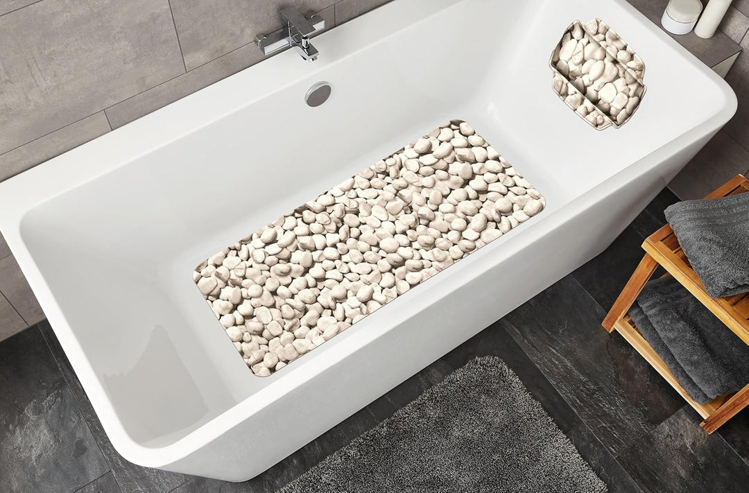 Kleine Wolke Wanneneinlage Stepstone, Mehrfarbig, Grösse 36 x 92 cm Natur Wanneneinlage 36 x 92 cm S