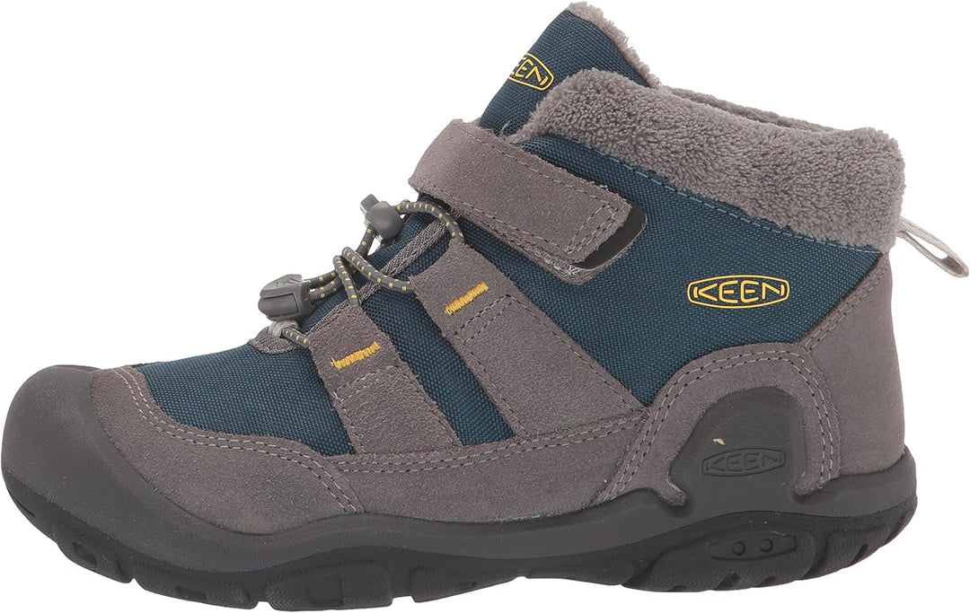KEEN Unisex Kinder Knotch Chukka-Stiefel 19 EU Steel Grey Blue Wing Teal, 19 EU Steel Grey Blue Wing
