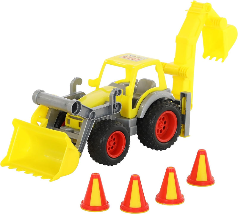 Polesie Wader Quality Toys 0377 ConsTruck Loader mit Baggerarm