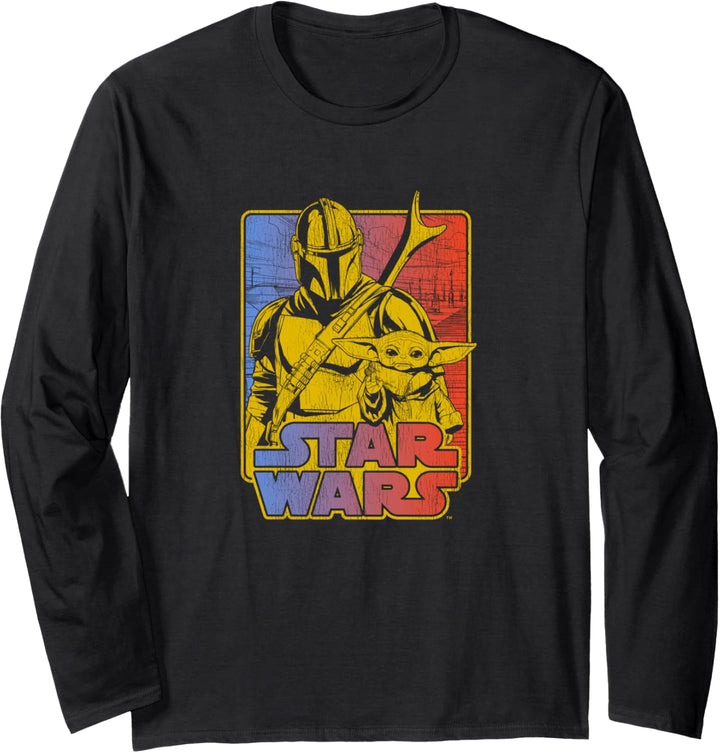 Star Wars: The Mandalorian & The Child Leading The Way C1 Langarmshirt