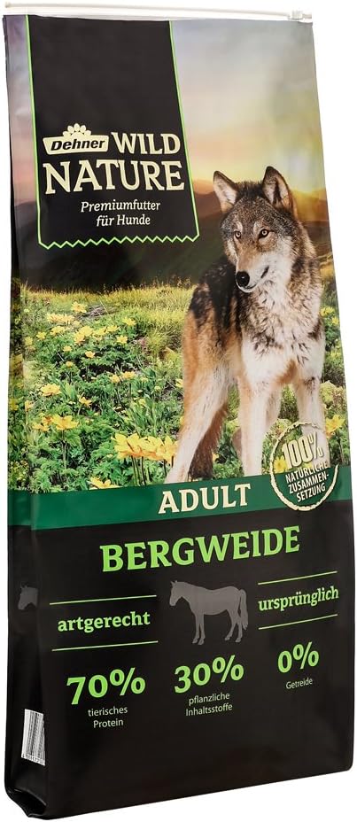 Dehner Wild Nature Hundetrockenfutter Adult, Unterholz, 12 kg &amp; Wild Nature Hundetrockenfutter Adult