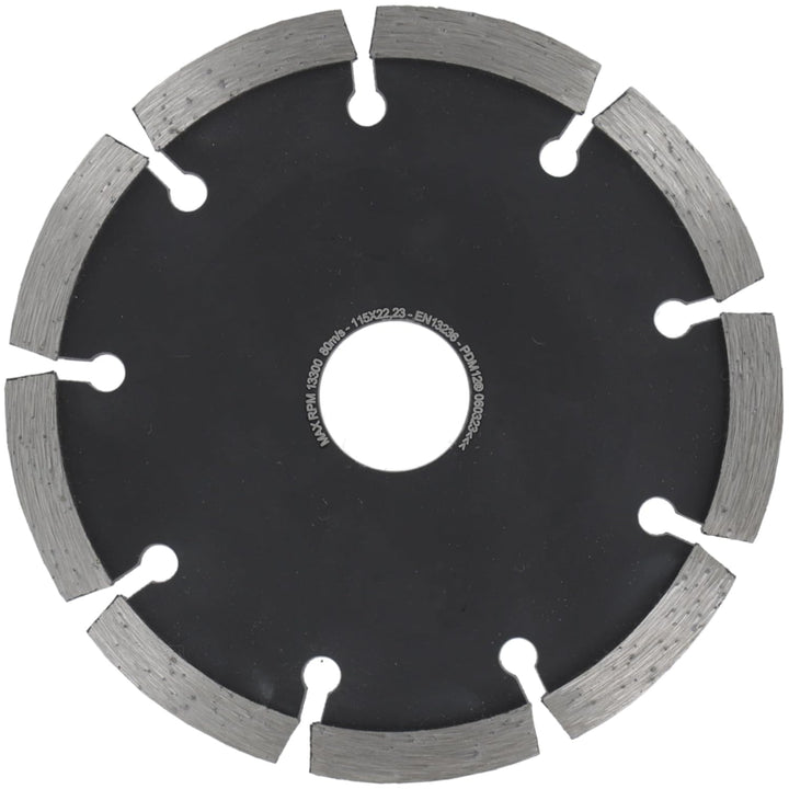 Fugenfräser ø 115 mm Breite 4,5mm für Mörtel Beton Mauerwerk und Putz 10mm Diamantsegment Profiquali