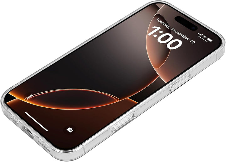 doupi Transparente Schutzhülle kompatibel mit iPhone 16 Pro Max (6,9 Zoll) - PerfektFit Dünn, Clear,
