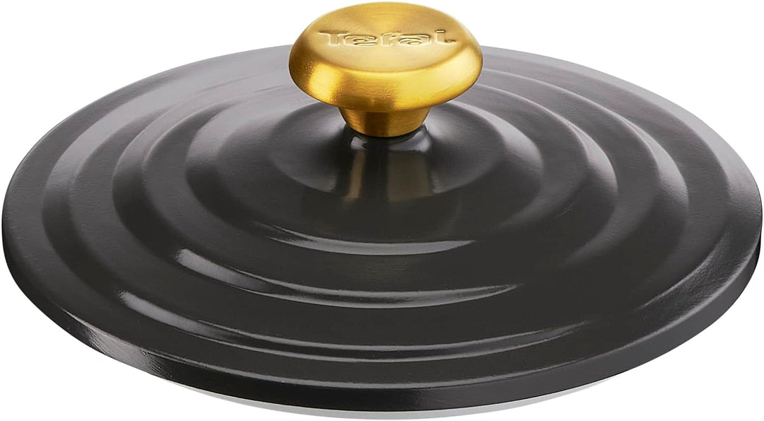 Tefal Air Mini-Eintopf-Set, 2 Stück, 11 cm, Aluminiumguss (leichter als Gusseisen) mit Deckel, Grau