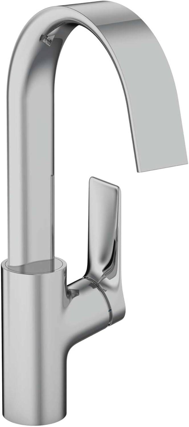 hansgrohe Waschtischarmatur Vivenis, Wasserhahn Bad mit Auslauf Höhe 210 mm, Badarmatur wassersparen