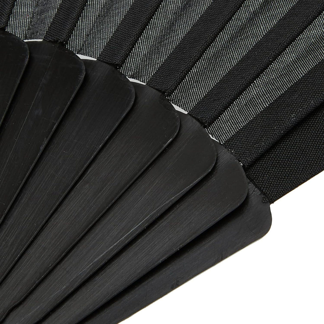 eBuyGB Handheld Pretty Fan – Wedding Favour und Zubehör, plastik, Schwarz , 25.4 x 14.81 x 5.21 cm,
