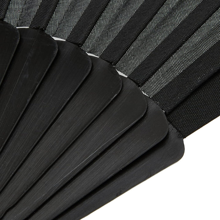 eBuyGB Handheld Pretty Fan – Wedding Favour und Zubehör, plastik, Schwarz , 25.4 x 14.81 x 5.21 cm,