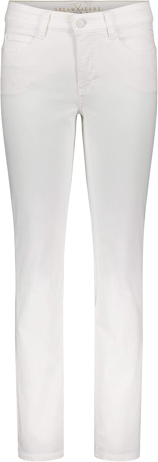 MAC Damen Straight Leg Jeanshose Dream 32W / 30L White Denim, 32W / 30L White Denim
