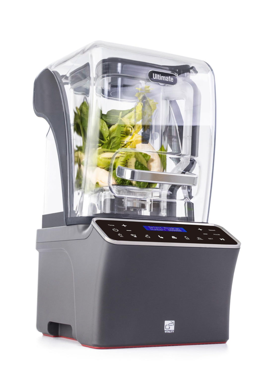 Blender G21 Ultimate, graphitschwarz, Leistung von 1.500 W, 28.000 U/min, Behälter von 1,2 l, Touch
