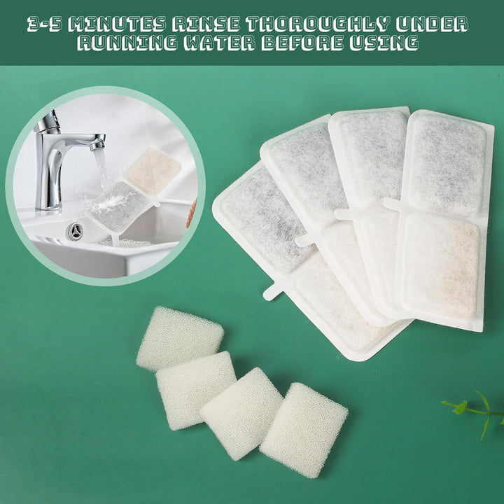 Katzenbrunnen Filter, 40er Pack Filter katzenbrunnen, einschliesslich 20 Trinkbrunnen Filter und 20