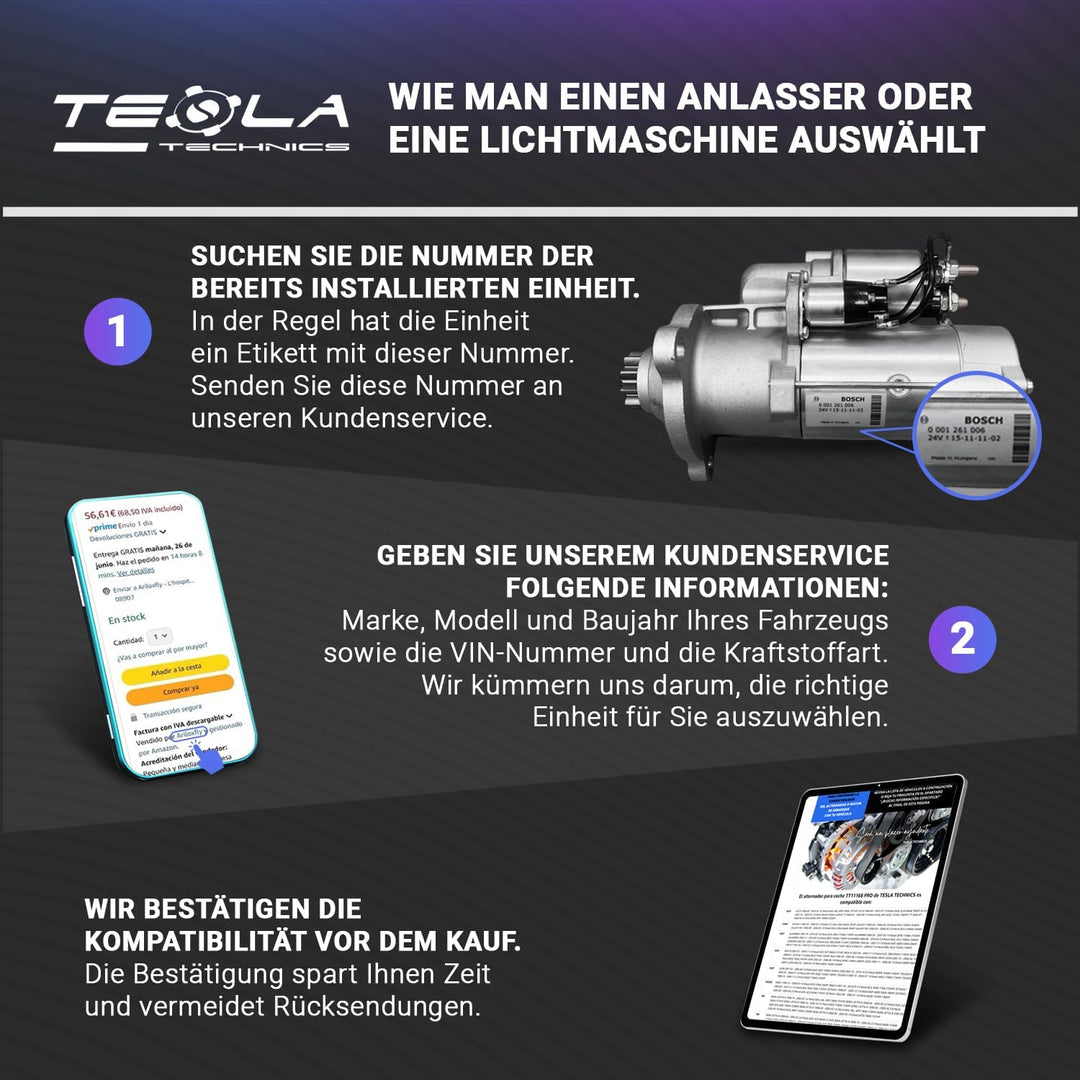 TT11253 PRO. LICHTMASCHINE 12V, alternator 125A, kompatibel mit RENAULT, OPEL, auto-lichtmaschinen f