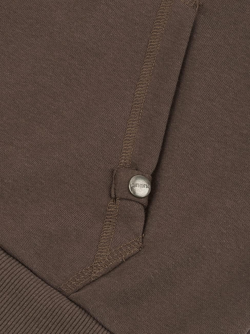riverso Hoodie Herren RIVTheo Regular Fit Kapuzenpullover Pullover Schwarz Grau Grün Blau Rot Braun