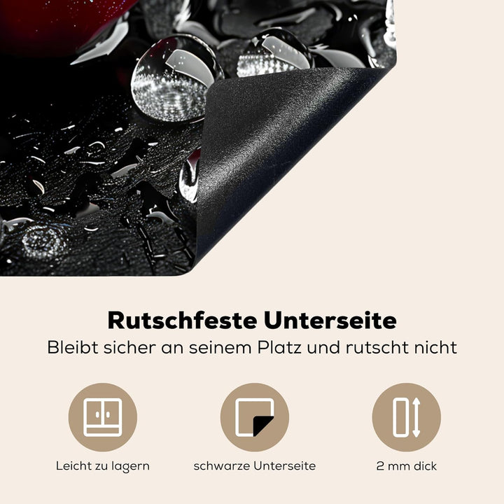 Herdabdeckplatte 59x52 cm Einteilig Herdabdeckung Abdeckplatte für Ceranfeld Abdeckung Induktionskoc