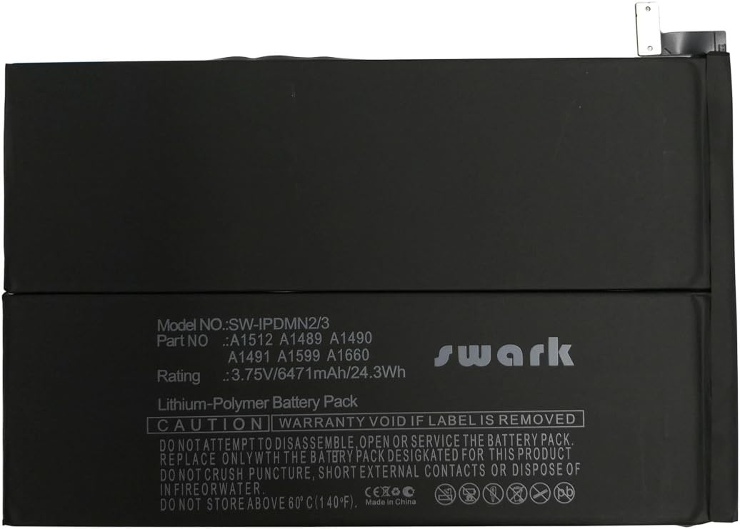 swark Akku Kompatibel mit [iPad] Mini 2 Mini 3 A1599 A1600 A1601 A1489 A1490 A1491 A1512 with Tools