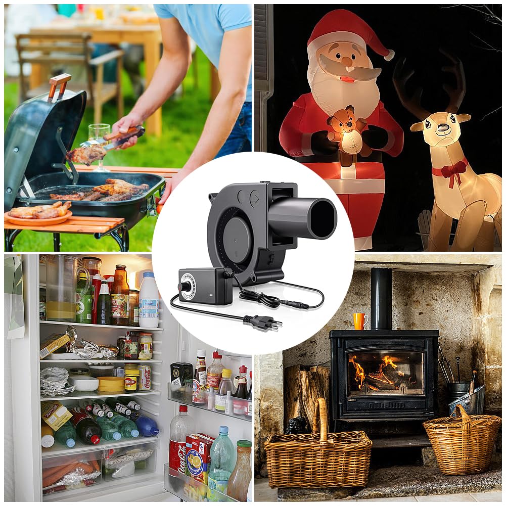 Radiallüfter 230v Regelbar,AC Radial Lüfter mit drehzahlregler,Gebläse Lüfter 97mm Turbinen,Turbinen