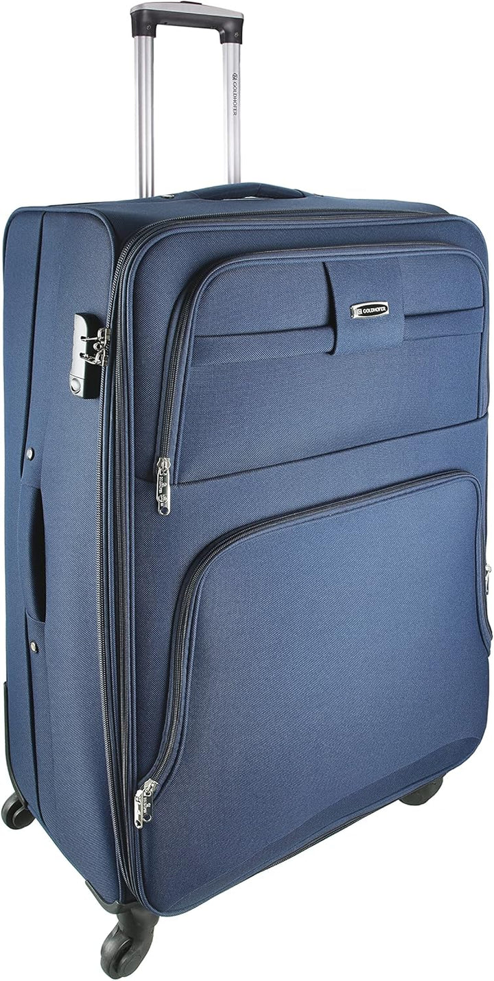 Goldhofer® Reisekoffer Set in 4 Grössen und 4 Farben (Blau), Blau