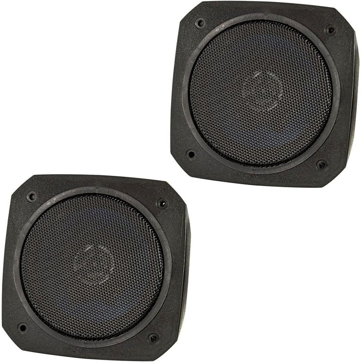 tomzz Audio 4000-010 Retro Look Aufbau Lautsprecher-Satz im Gehäuse DIN 100mm Lautsprecher 2-Wege Ko