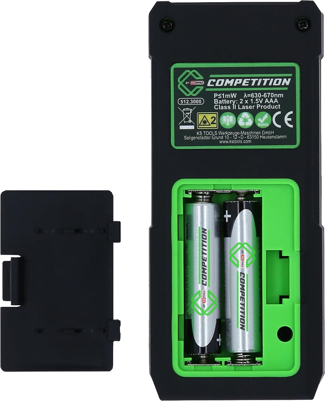 COMPETITION 512.3000 Laser-Entfernungsmesser bis 70 Meter (Powered by KS TOOLS)
