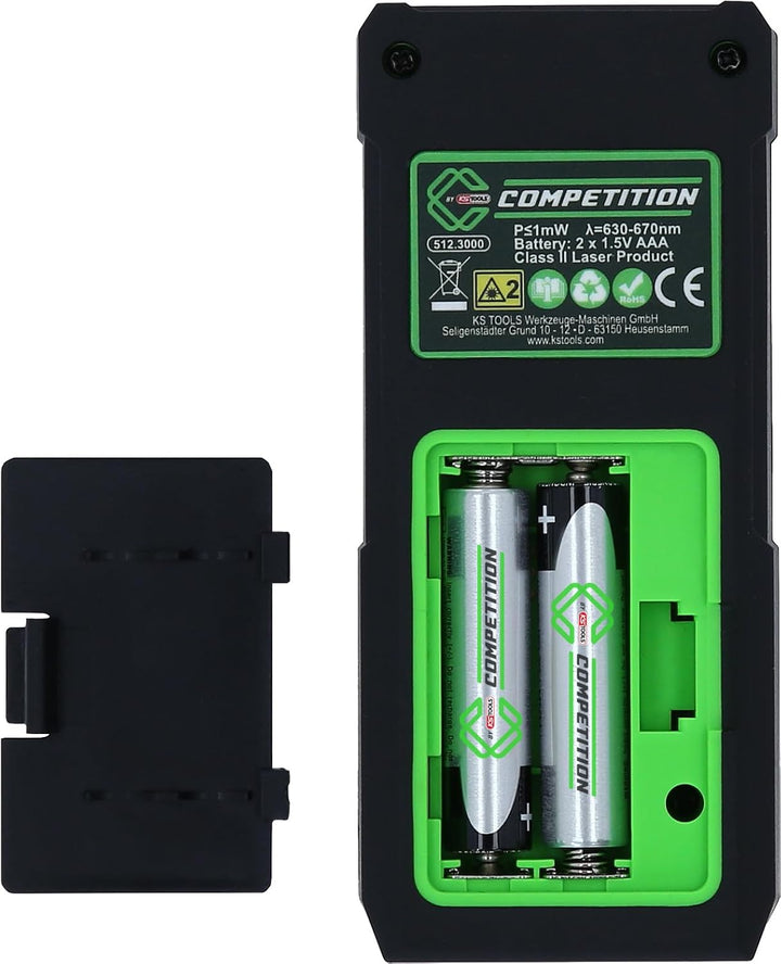 COMPETITION 512.3000 Laser-Entfernungsmesser bis 70 Meter (Powered by KS TOOLS)