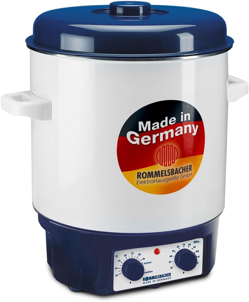 ROMMELSBACHER Einkoch-/Kochvollautomat KA 1802, MADE IN GERMANY, 2-Schicht-Emaillierung, 27 Liter/fü