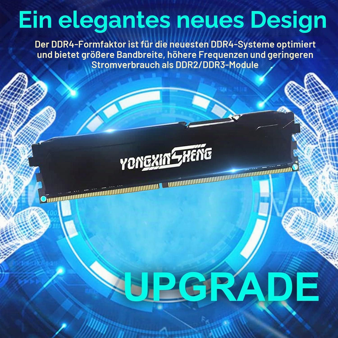 DDR4 2666MHz 64GB Kit (16GBx4) Desktop RAM PC4-21300 UDIMM Non-ECC Unbuffered 1.2V 288-Pin CL19 PC C