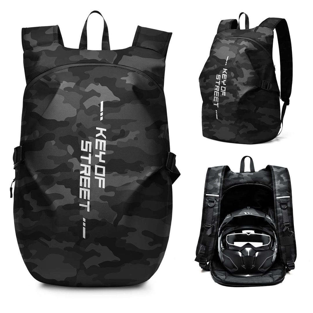 Motorradrucksäcke für Herren, wasserdichter Helmrucksack, Motorradzubehör, Laptoptaschen, Reiserucks