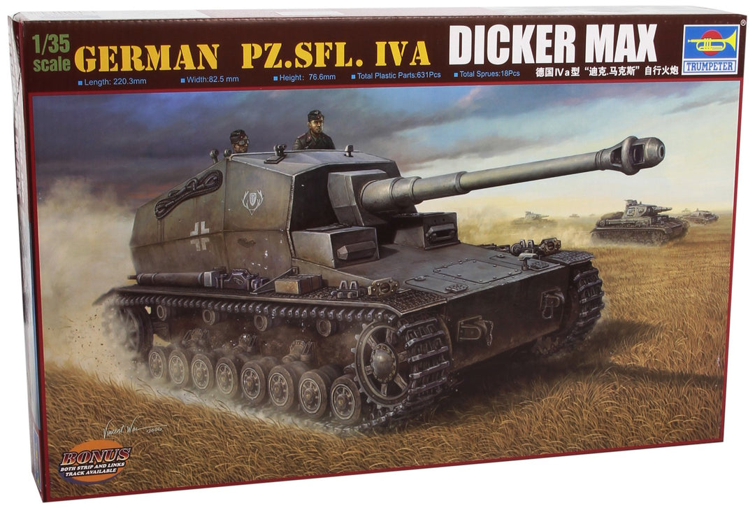 Trumpeter TRU00348 348 Modellbausatz German Pz.Sfl. IVa Dicker Max