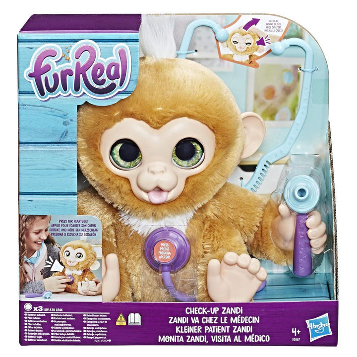 Hasbro FurReal E0367EU4 - Kleiner Patient Zandi interaktives Plüschtier
