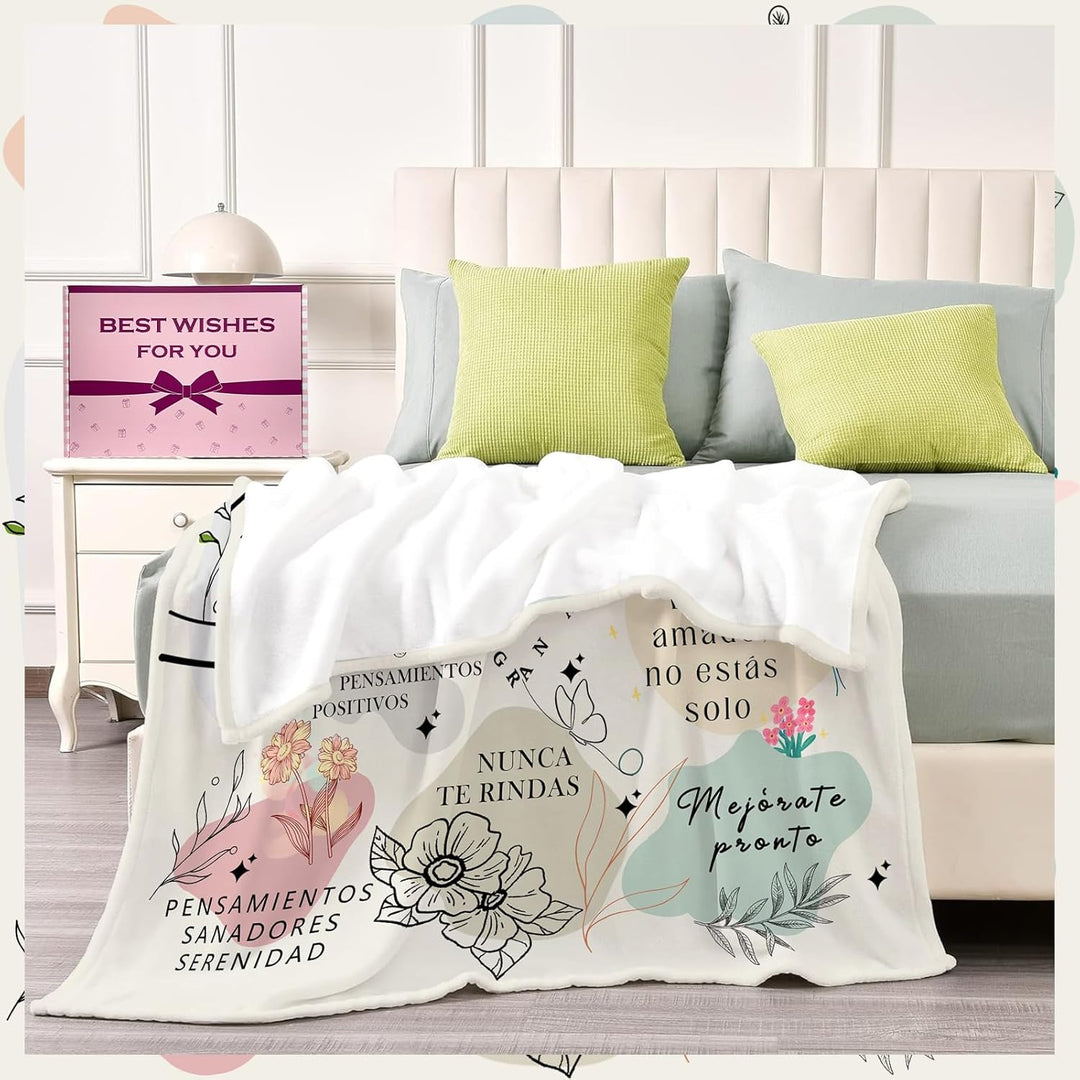 Geschenke für Frauen Männer, Gute Besserung Geschenke Decke, Aufmunterung Geschenke für Frauen Männe