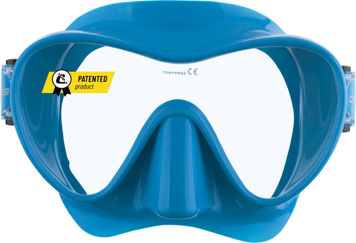 CRESSI F1 - Rahmenlose Maske F1 oder Combo Set Rahmenlose Maske + Schnorchel Dry zum Tauchen und Sch