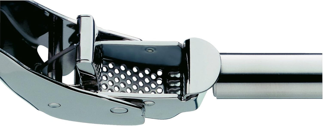 WMF Profi Plus Knoblauchpresse 17,5 cm, Cromargan Edelstahl teilmattiert, spülmaschinengeeignet & Pr