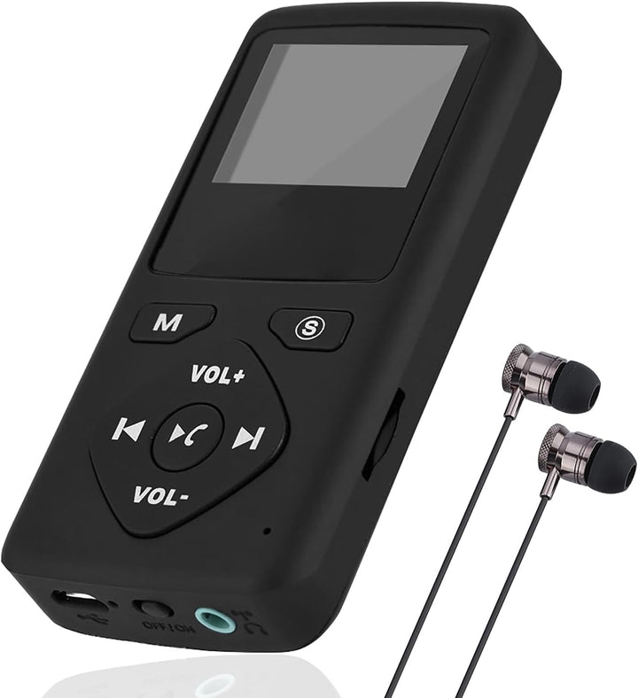 Tragbares Digitales Radio, PersöNliche Tragbare Digital Radio, Mp3 Player Miniradio,Wiederaufladbare