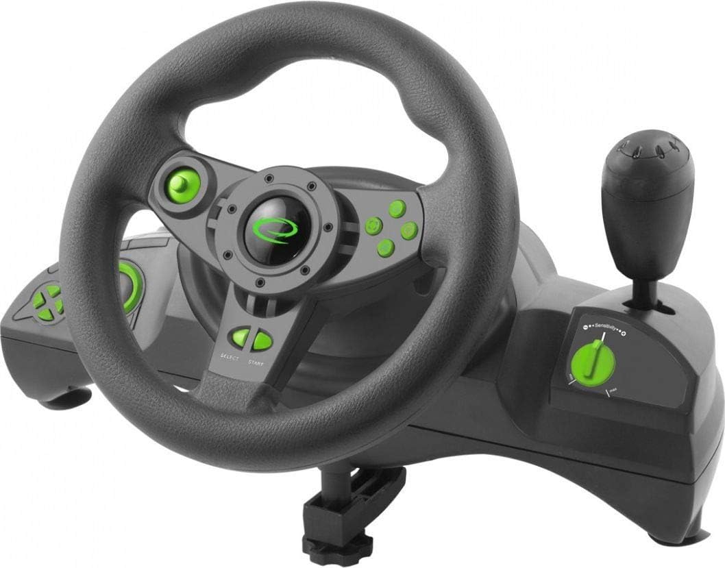 Racing Wheel Lenkrad USB PC/PS3 NITRO Computer Gaming Gamer Zocker EGW102 - DPD