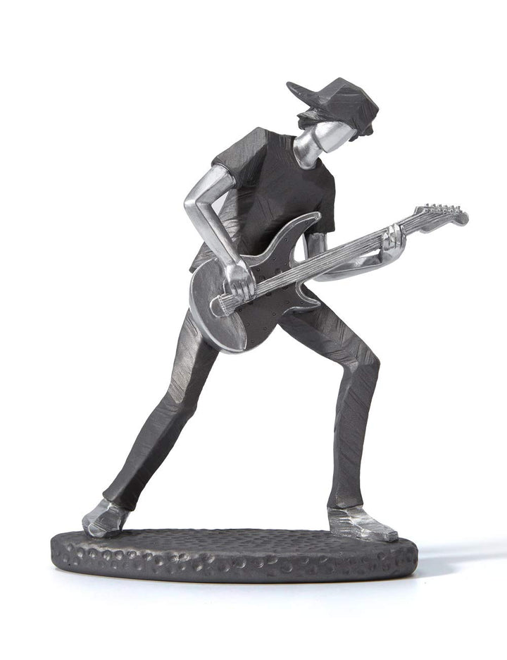 Amoy-Art Musik Figuren Skulptur Modern Dekor Statue Wohnzimmer Kunst Arts Polyresin Geschenk 24cm