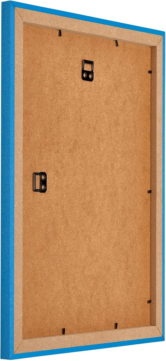 yd. Your Decoration - Bilderrahmen 75x100 cm - Hellblau - Billderrahmen aus MDF mit Acrylglas - Anti