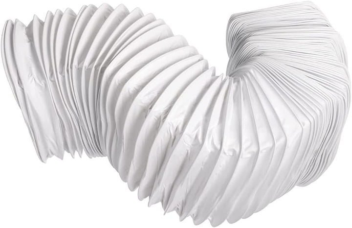 Steinberg14 Weiss 110x55mm / Länge 3 Meter Abluftschlauch PVC Flexibel Schlauch für Klimaanlagen - D