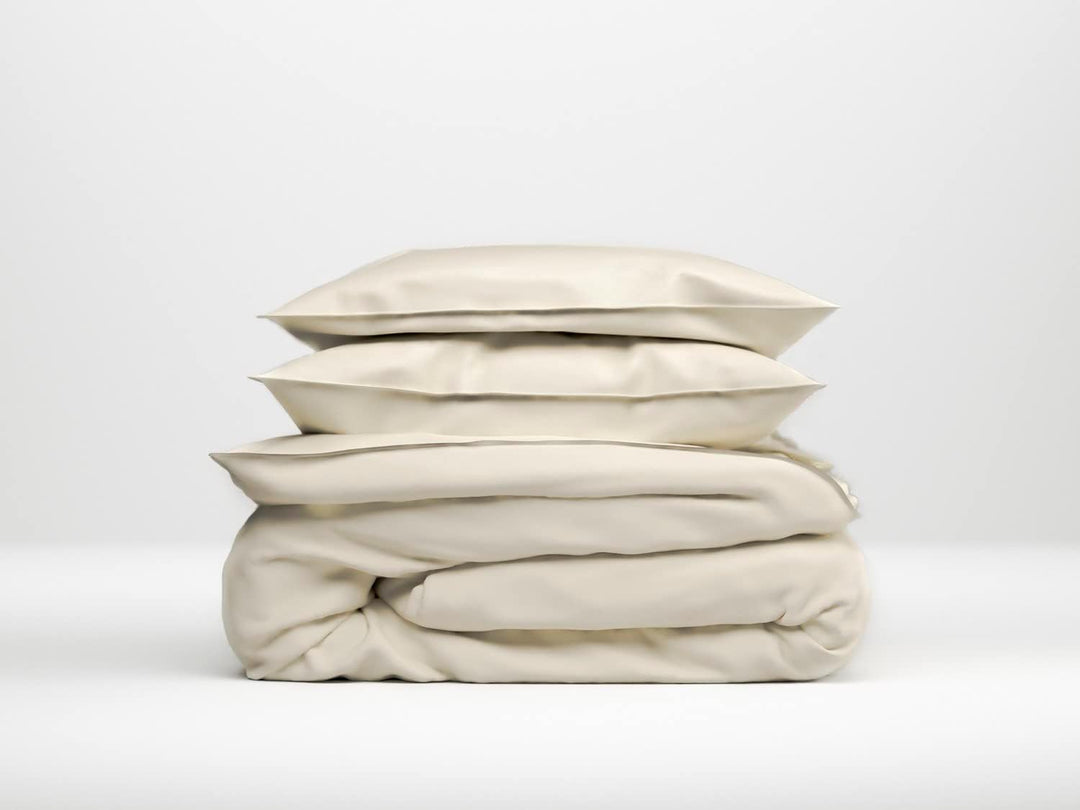 ZO! HOME Bettwäsche Satinado 240x220 100% Baumwolle Mako-Satin Off-White
