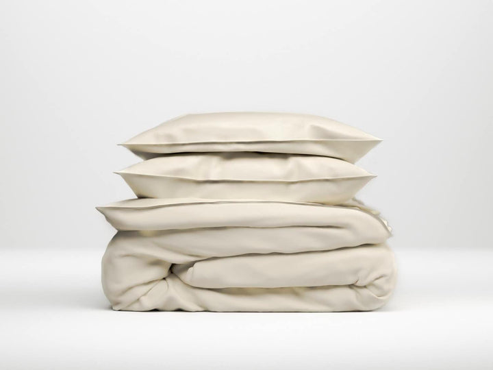 ZO! HOME Bettwäsche Satinado 240x220 100% Baumwolle Mako-Satin Off-White