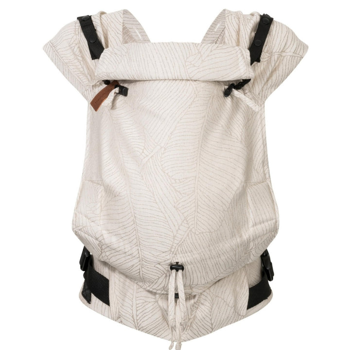 Hoppediz Primeo Babytrage für Neugeborene – Ergonomische Babytrage aus 100% kbA Baumwolle – Bauchtra