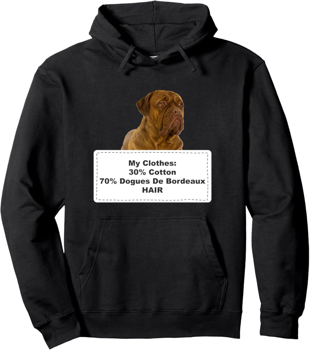 Funny Shedding Dog Dogues de Bordeaux Pullover Hoodie