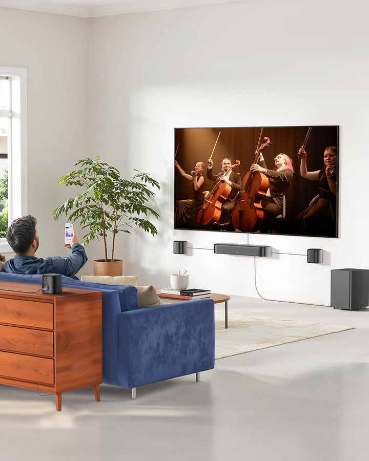 ULTIMEA Aura A60 Pro 7.1 Surround Sound System, Soundbar mit Dolby Atmos | Soundbar für TV Geräte mi