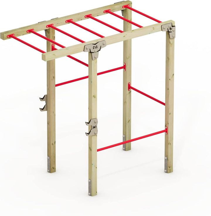 Wickey Fitnessgerät - Fit Base 425 - Outdoor Fitnessstudio, Gym für Zuhause, Klettern und Sport für